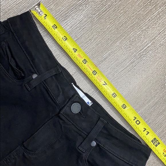 PAIGE Verdugo Crop in Black Overdye - Picture 9 of 11